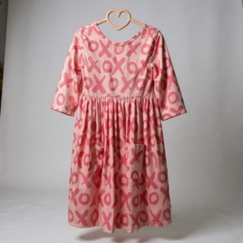 XOXO Girls Pink Long Sleeve Dress NWT